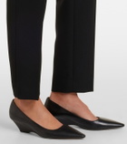 The Row Eranza wool straight pants
