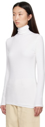 LE17SEPTEMBRE White Asymmetrical Turtleneck