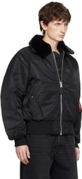 MASTERMIND WORLD Black Alpha Industries Edition B-15 Flight Reversible Bomber Jacket