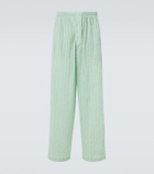 Balenciaga Striped mid-rise pajama pants