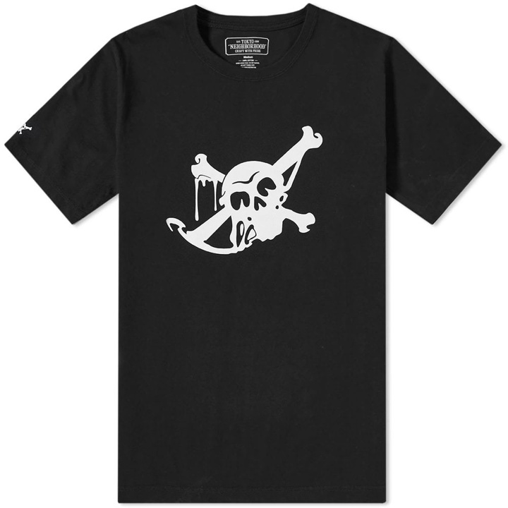 Photo: Neighborhood Skull & Bone Tee Black