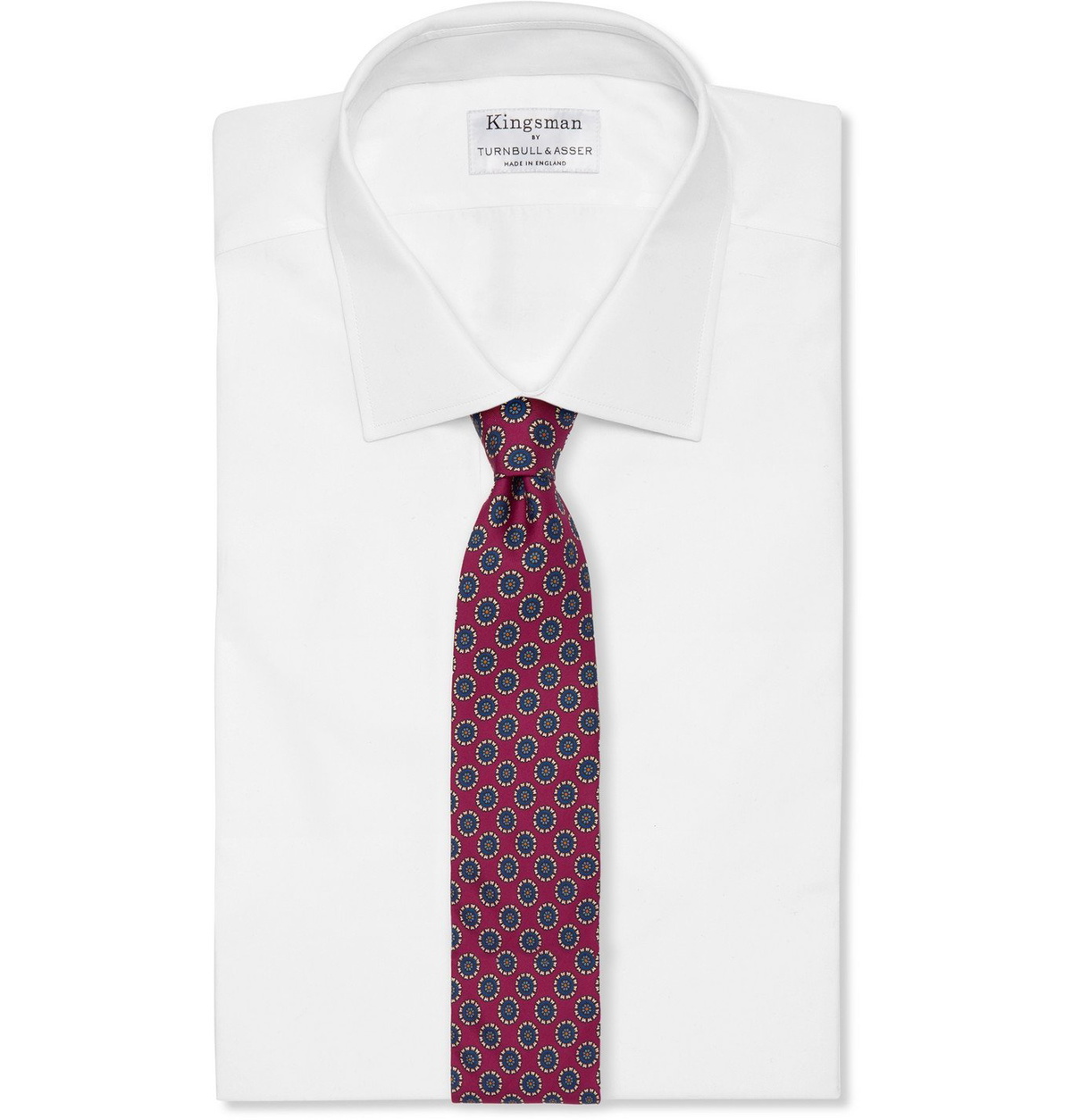 E.MARINELLA - 8.5cm Printed Silk-Twill Tie - Pink