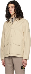 Stone Island Beige Monochromatic Jacket