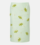 Shushu/Tong Sequined midi skirt
