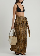 Melissa Odabash Elsa Leopard-print Maxi Skirt
