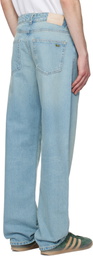 Lacoste Blue 5-Pocket Straight Cut Jeans