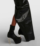 Rick Owens Denim bustier gown