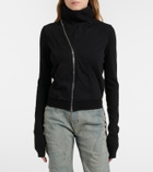 Rick Owens Belted cotton jersey sweatshirt