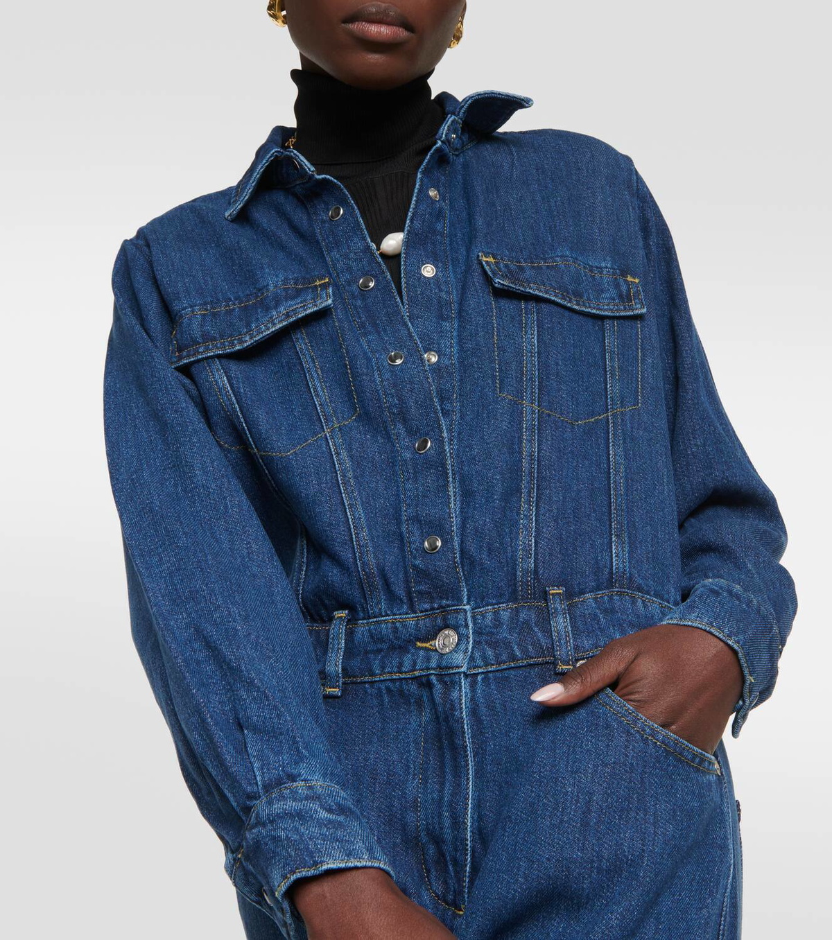7 For All Mankind Denim jumpsuit