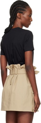 Balmain Black Short-Sleeved Chain Print T-shirt