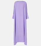 Taller Marmo Mila off-shoulder crêpe cady kaftan
