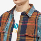 KAVU Men's Carrick Blend Overshirt in Ocean Depth