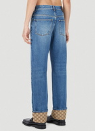 Gucci - GG Cuff Jeans in Blue