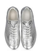 MM6 MAISON MARGIELA - Laminated Leather Low Top Sneakers