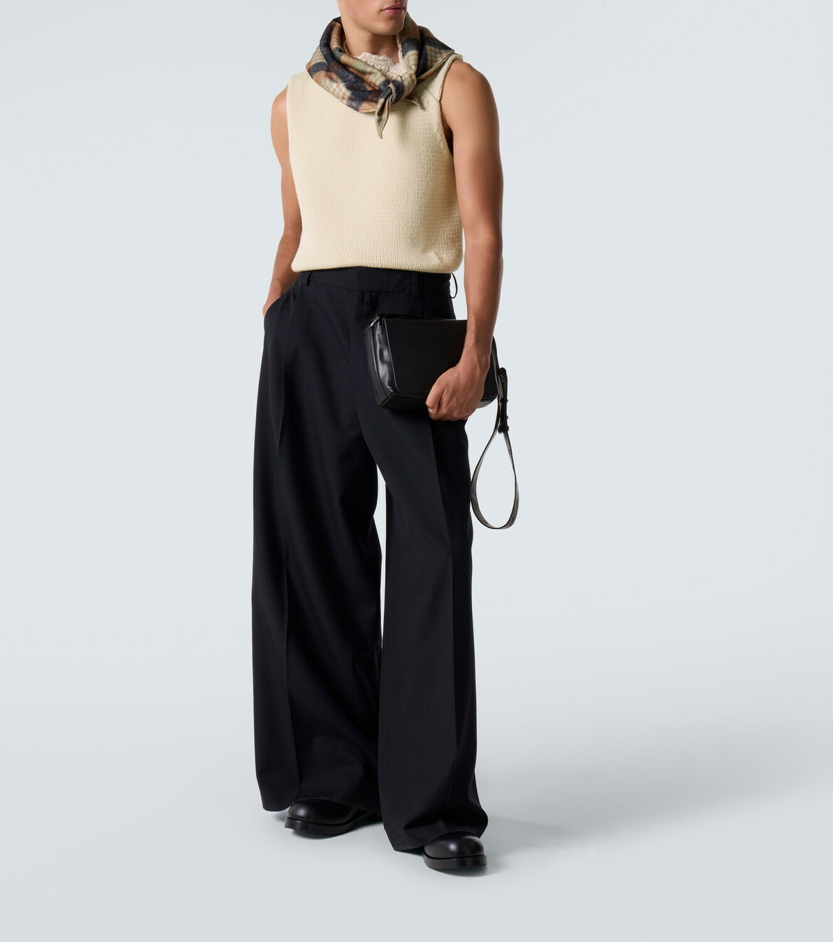 Dries Van Noten Wool and cashmere sweater vest