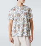 Etro Paisley cotton jersey T-shirt