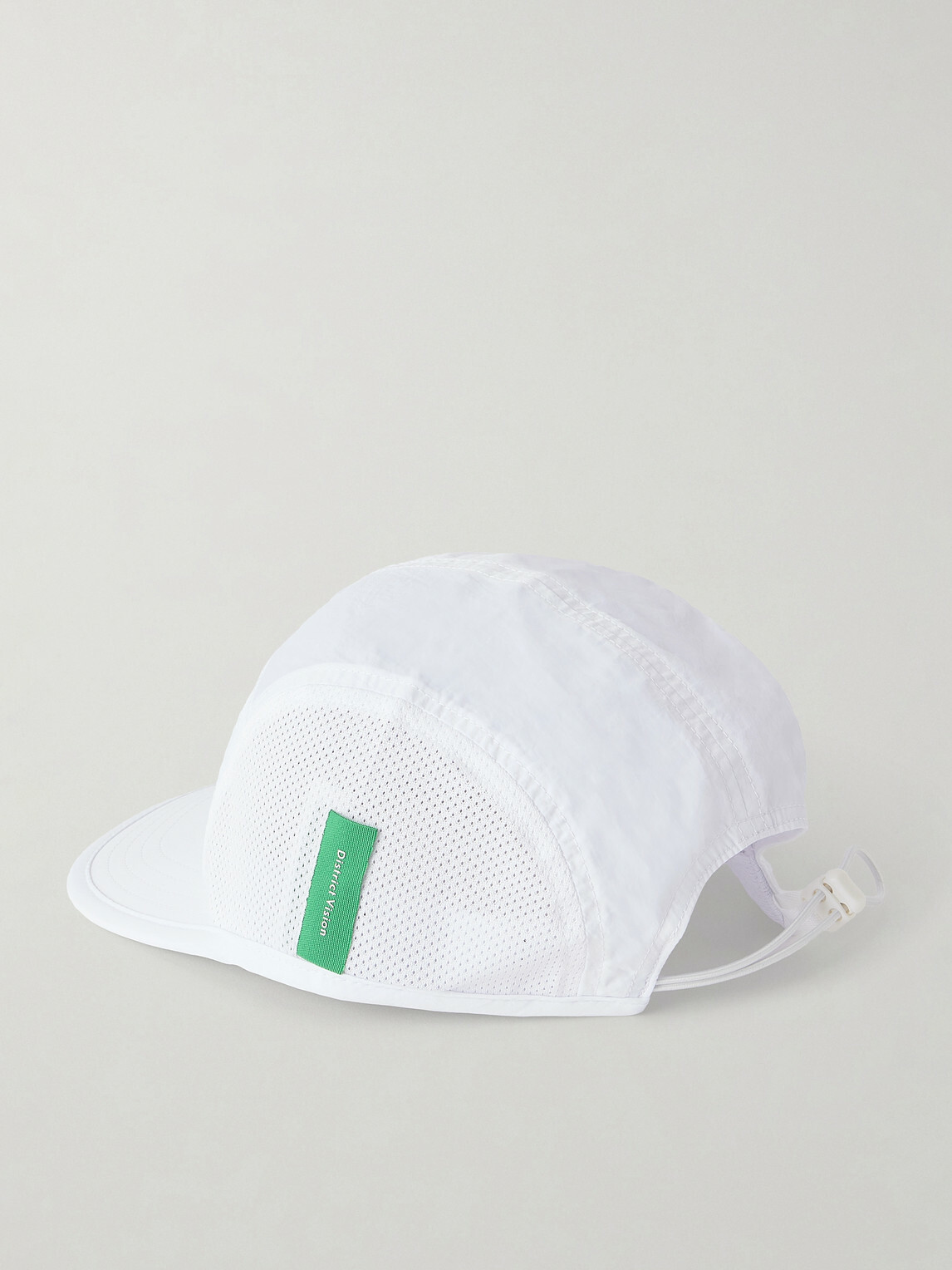 DISTRICT VISION - Logo-Appliquéd Panelled Shell and Mesh Cap