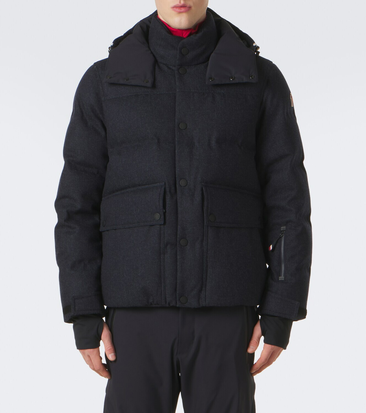 Moncler Grenoble Servance virgin wool down ski jacket