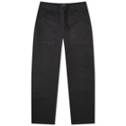 Fred Perry Men's Herringbone Utility Trousers in Anchor Grey