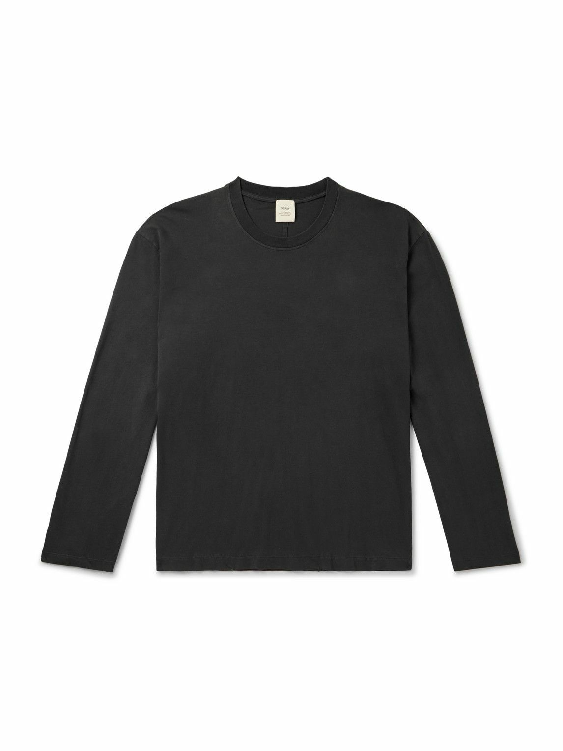 SSAM - Charlie Organic Cotton-Jersey T-Shirt - Gray