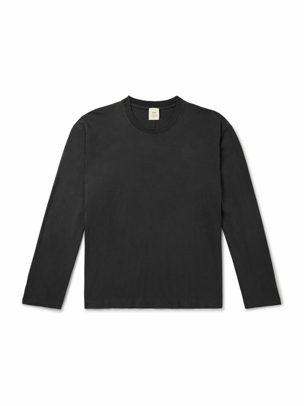 Photo: SSAM - Charlie Organic Cotton-Jersey T-Shirt - Gray