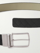 Bottega Veneta - 3.5cm Reversible Intrecciato Leather Belt - Green