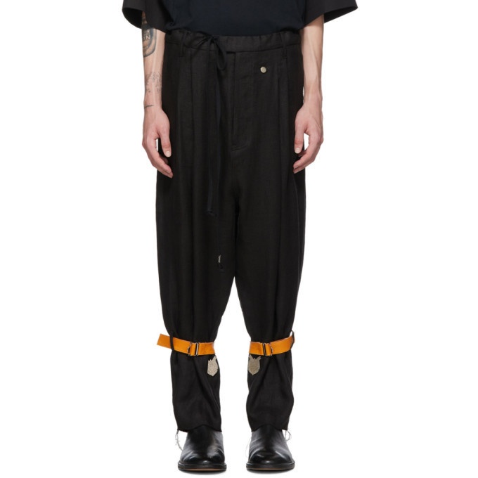Photo: BED J.W. FORD Black Cargo Trousers