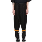 BED J.W. FORD Black Cargo Trousers