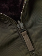 Yves Salomon - Reversible Shell and Shearling Bomber Jacket - Green