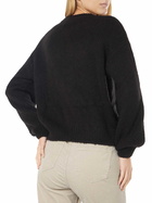 MC2 Saint Barth Woman Boxy Shape Soft Sweater With Somebody To Love Embroidery And Crochet Hearts Patch