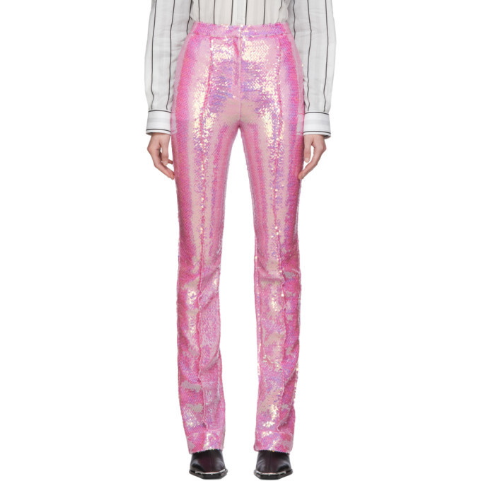 Paco Rabanne Pink Sequin Trousers