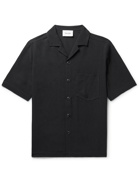 Nanushka - Bodil Camp-Collar Woven Shirt - Black