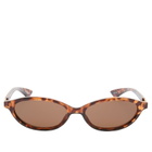 Le Specs Women's Duskfall Sunglasses in Tort/Brown Mono 