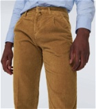 Kiton Straight corduroy pants