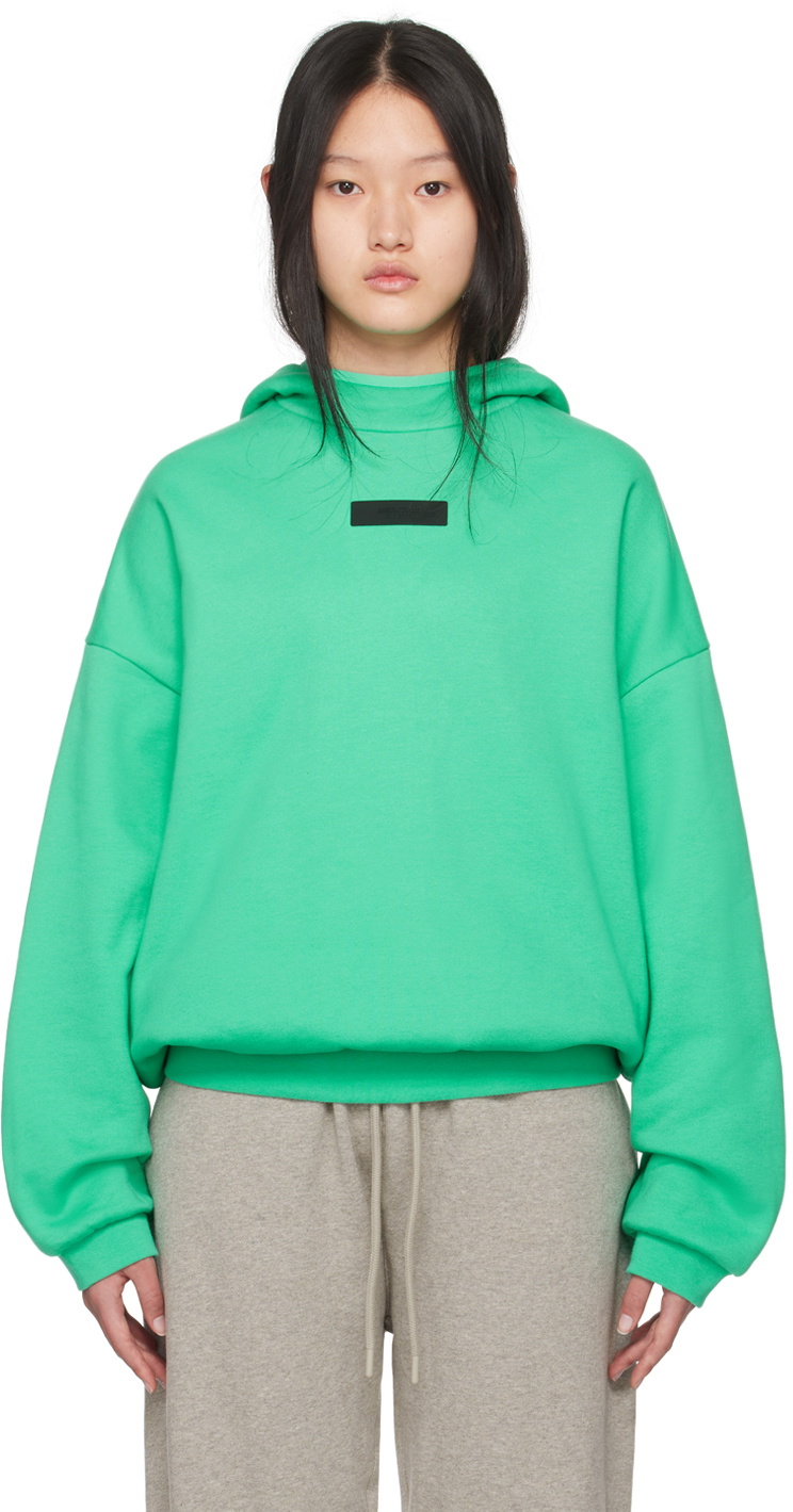 Essentials Oversized Cropped Hoodie - Essentials Hoodie