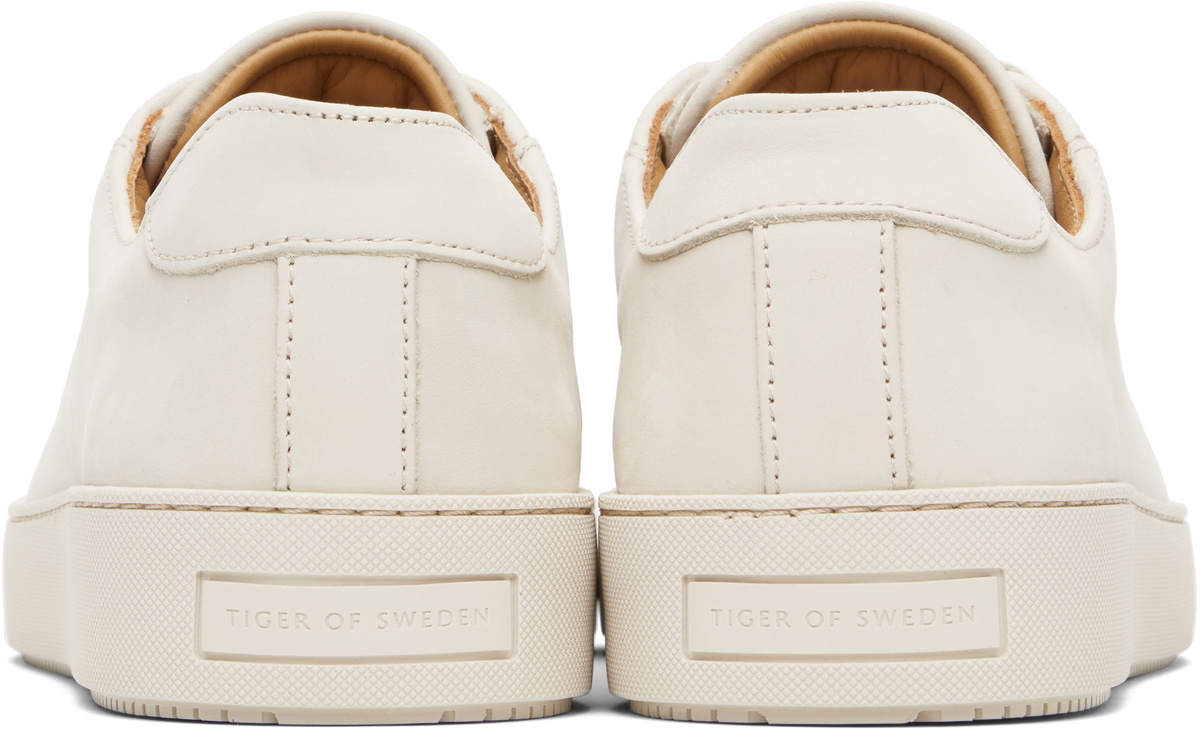 Tiger of Sweden Off-White Salas 2 Tennis-Style Sneakers
