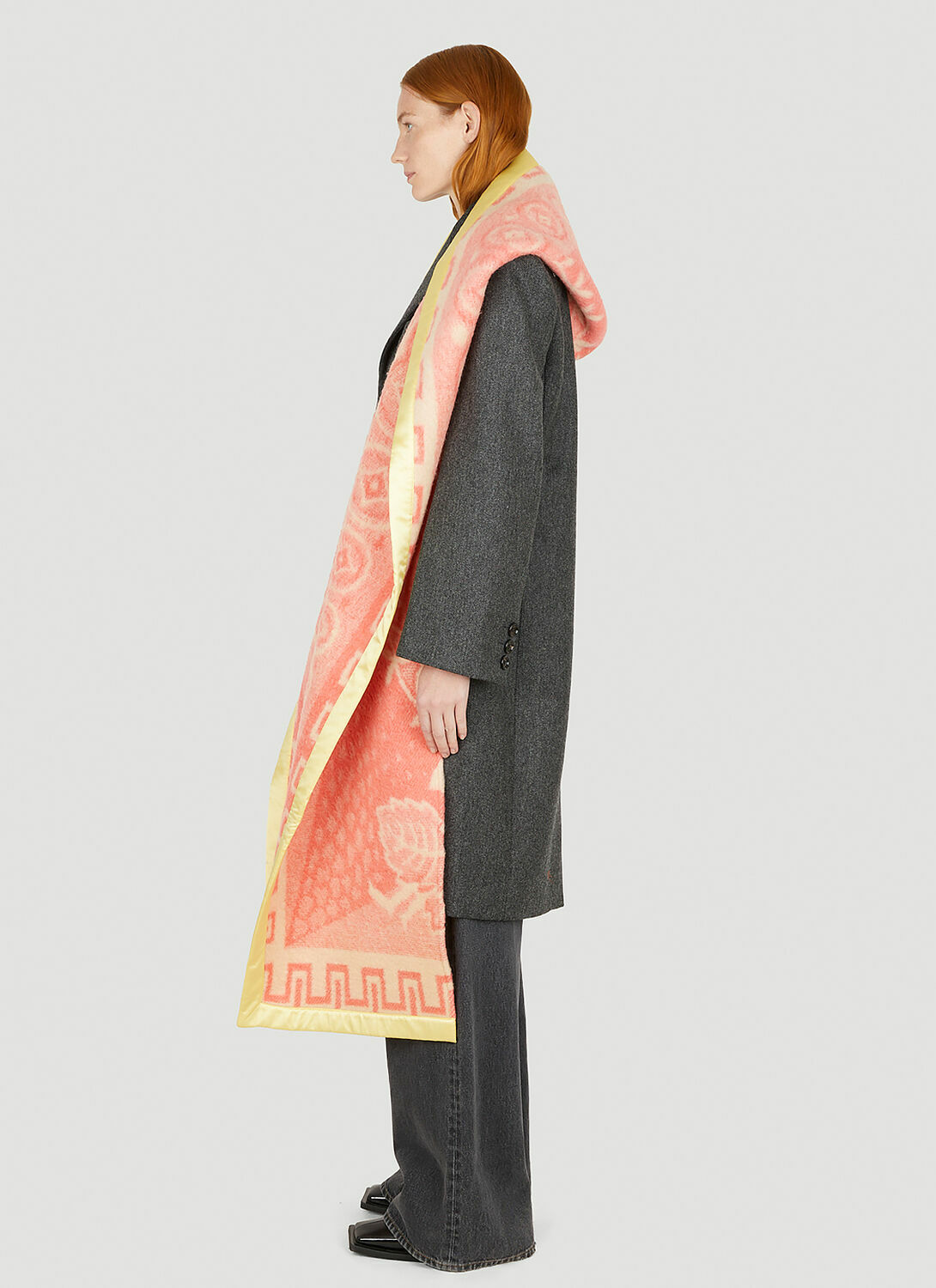 Meryll Rogge Blanket Draped Classic Coat