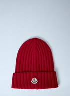 Moncler Logo Motif Beanie Hat