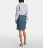 Loro Piana Joanne denim miniskirt