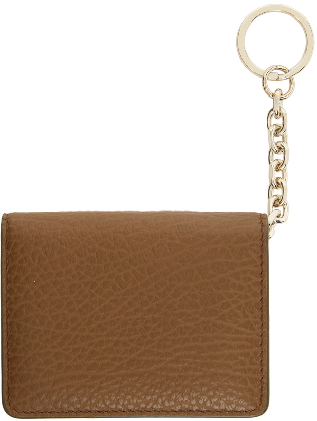 Photo: Maison Margiela Brown Keyring Card Holder