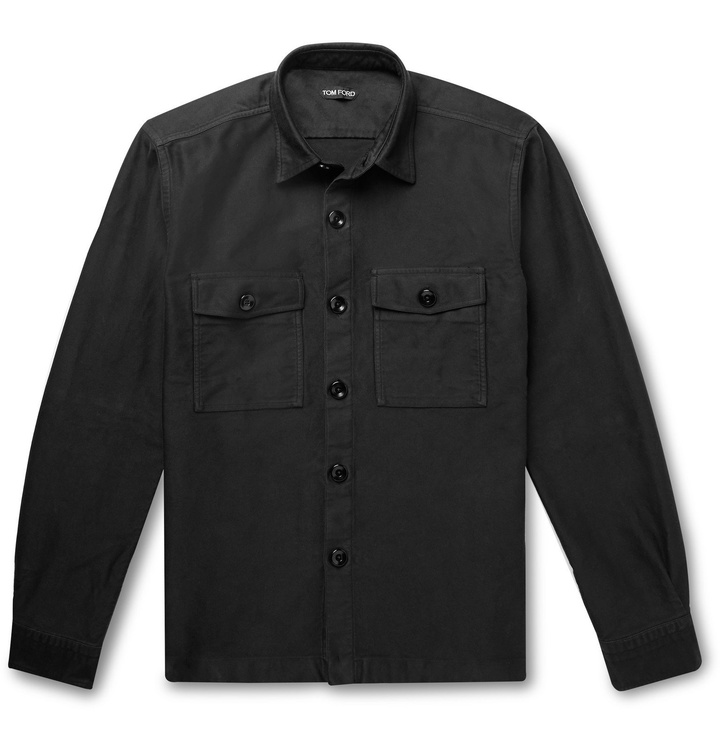 Photo: TOM FORD - Cotton Overshirt - Black