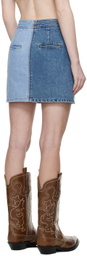 KIMHĒKIM Blue Emma Denim Miniskirt
