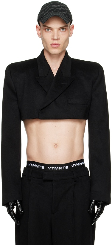 Photo: VTMNTS Black Cropped Blazer