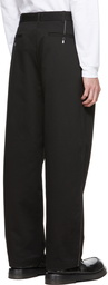 Comme des Garçons Homme Black Stitch Trousers