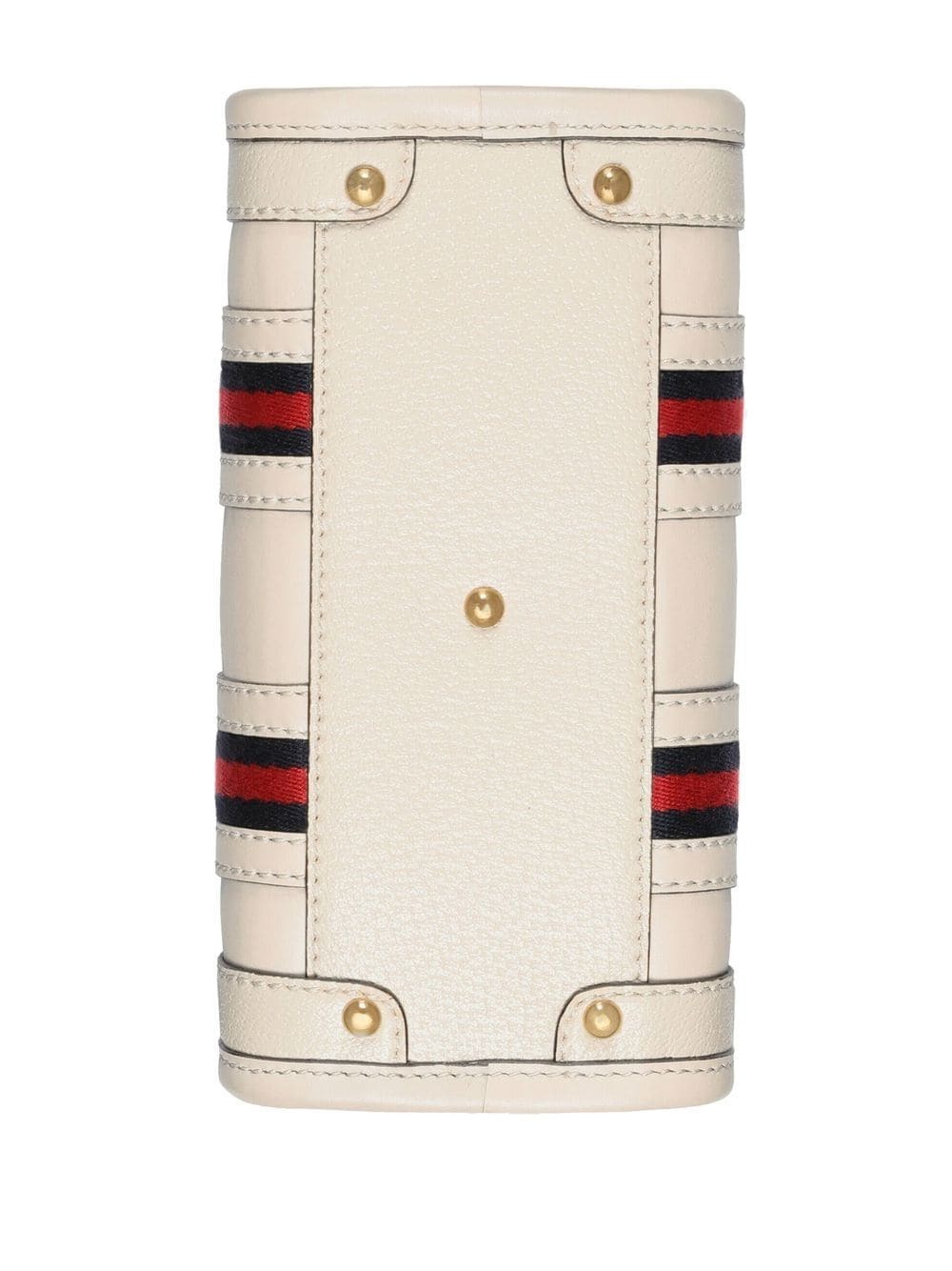 GUCCI - Web Detail Leather Handbag