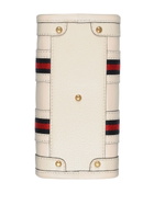 GUCCI - Web Detail Leather Handbag