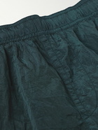 Stone Island - Straight-Leg Mid-Length Logo-Appliquéd Swim Shorts - Green