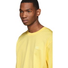 Acne Studios Yellow Elwood Face Long Sleeve T-Shirt