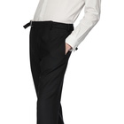 1017 ALYX 9SM Black Wool Stirrup Suit Trousers