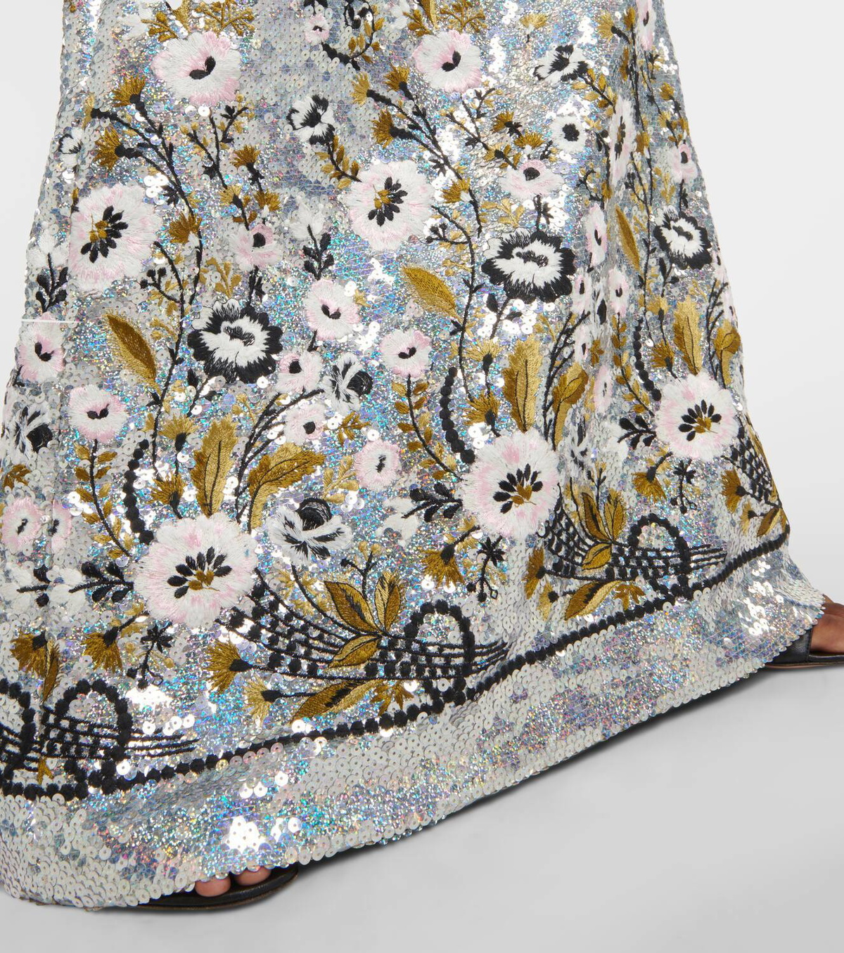 Giambattista Valli Floral sequined embroidered gown